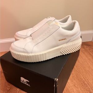 Sorel Cream Slip-On Shoes